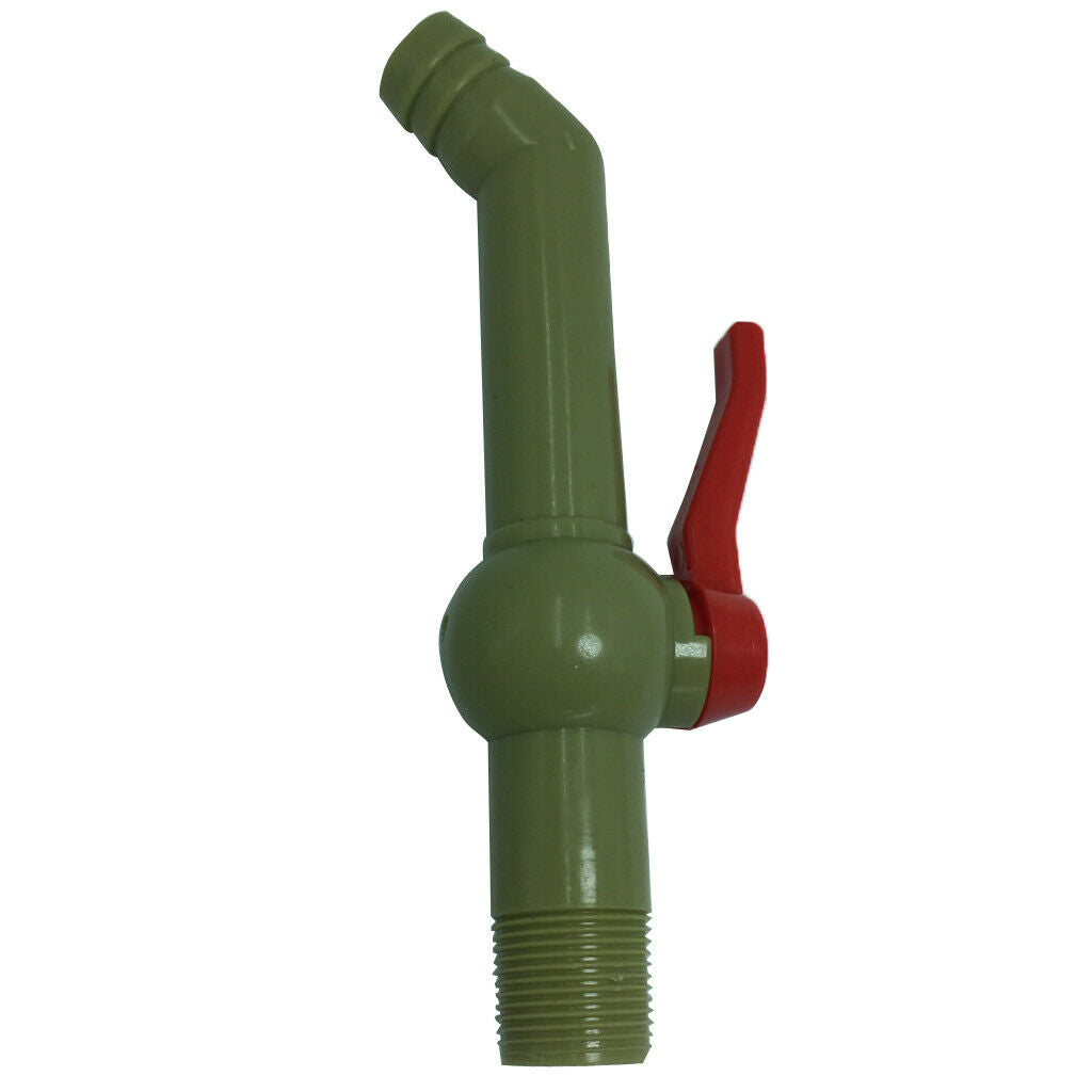 1 Pc Ton / IBC Barrel Spigot Faucet Threaded Valve DN20 25mm 45Â°