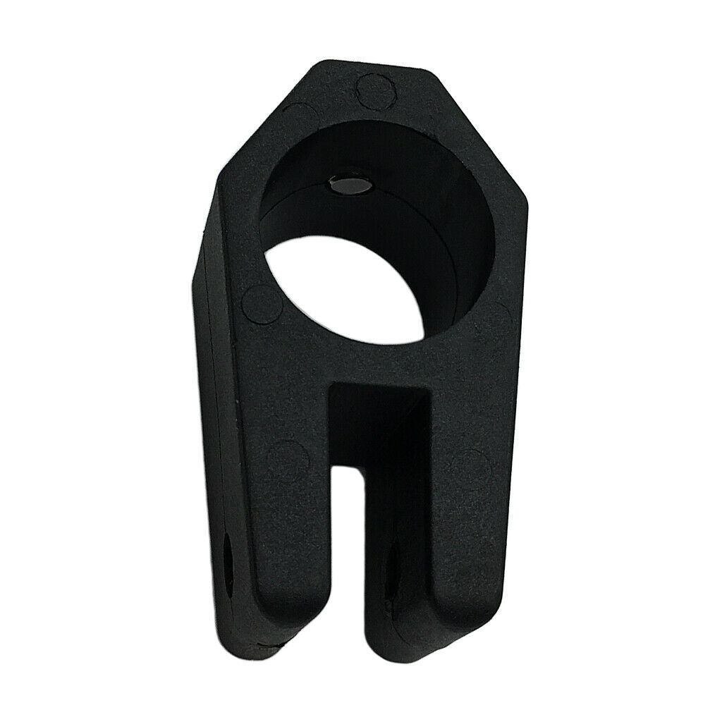Heavy Duty Jaw Slide Hinged Bimini Top for 7/8" Tube with Bolt 1/4" Black