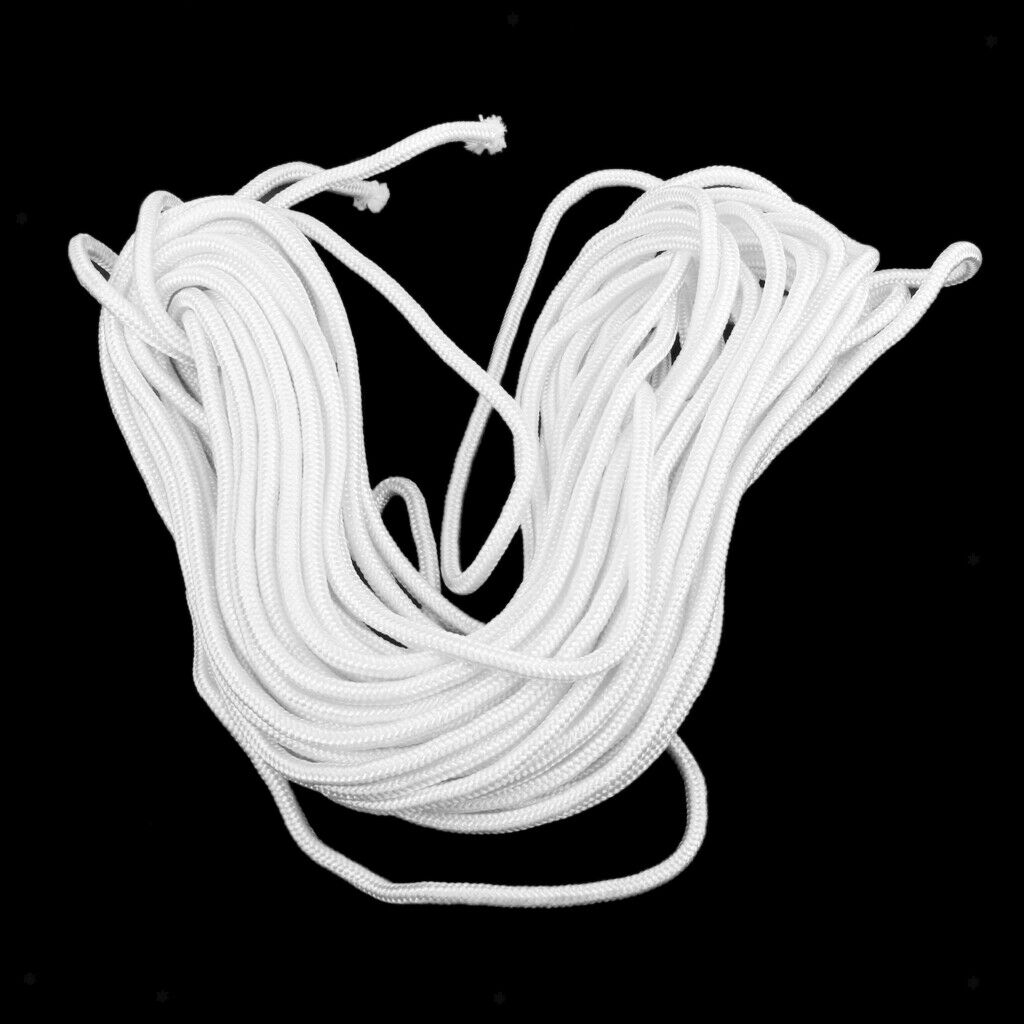 MagiDeal 20M rope anchor line safety rope for boats kayak canoe white