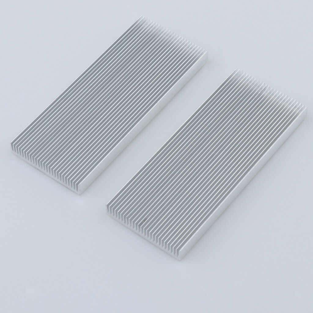 2x IC Cooling Fan Heatsink Accessory Kit Cooler Fin for LED Light 100x41x8mm