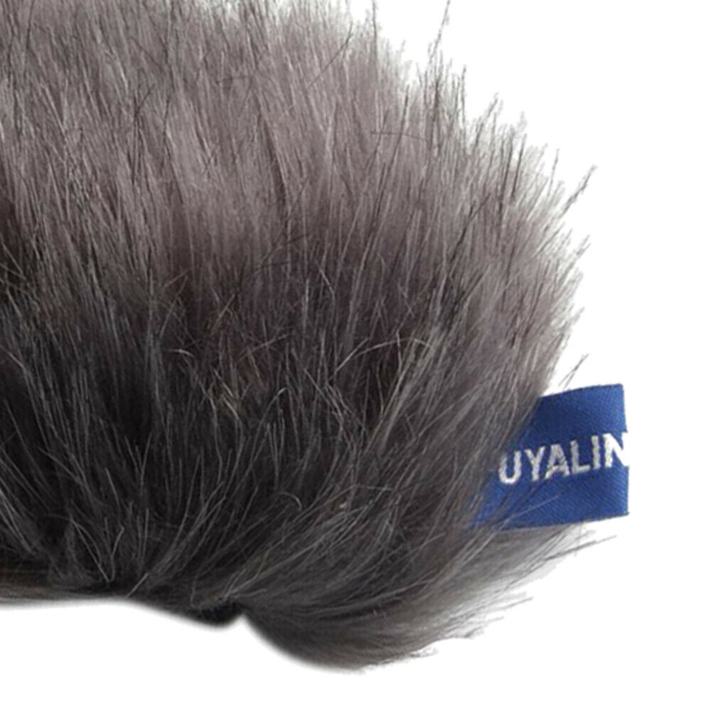 Outdoor Mic Furry Windscreen Muff Cover for Tascam DR-44WL Stereo Microphone