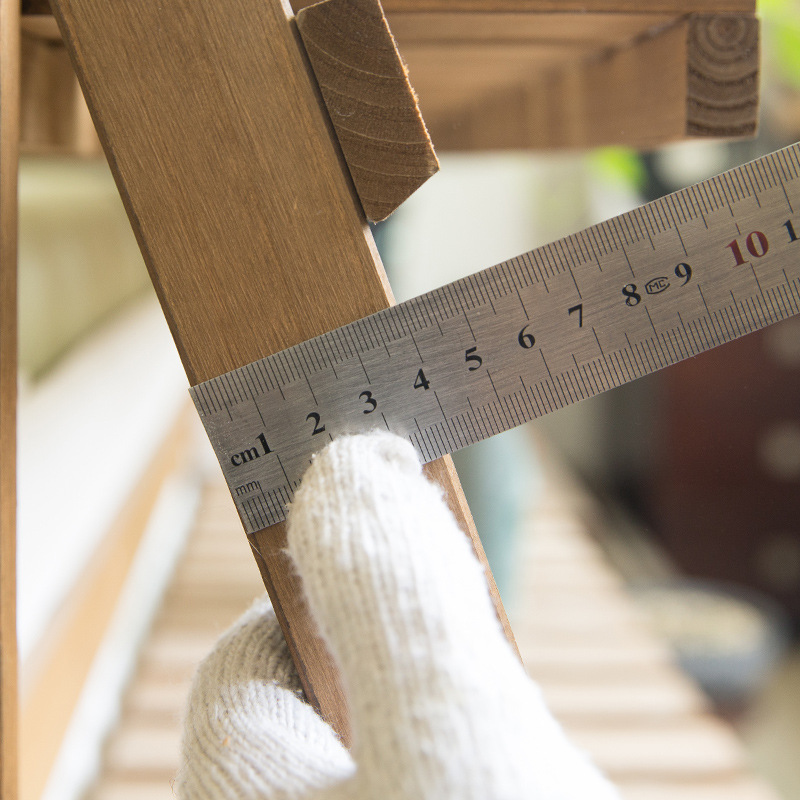 Multi-Function Ruler Woodworking Measuring Ruler Level Adjustment
