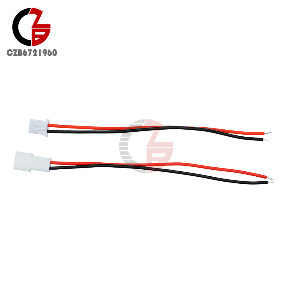 5Pairs XH 2PIN 2.54mm 10cm Long JST Male to Female Plug Wire Connector New