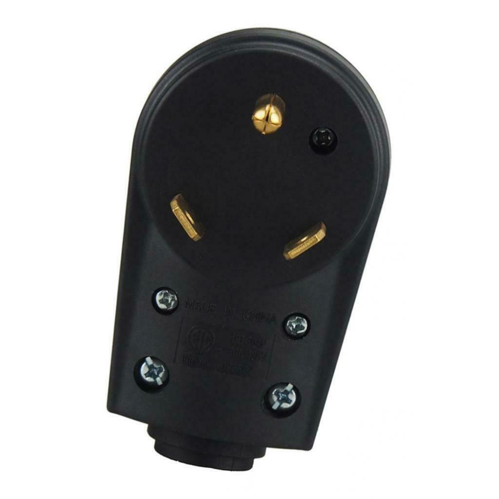Electric Male Plug With Resistant Swing Lock Nema TT-30P 30A 125V