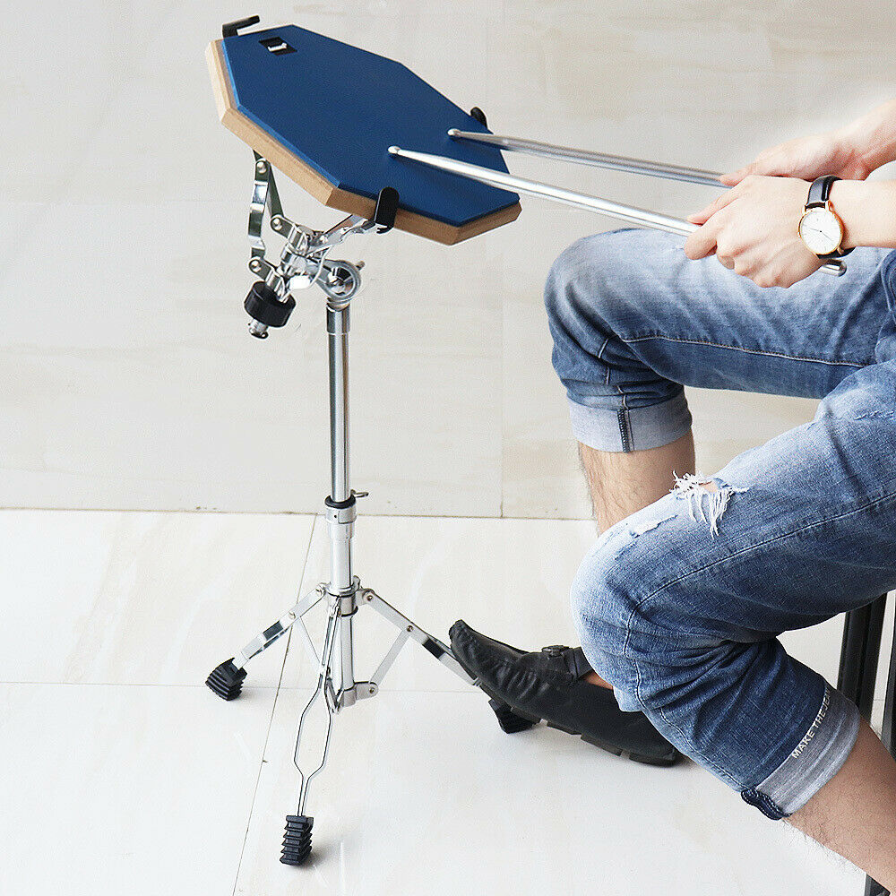 1 Set Drum Holder, 180°  Adjustable Frame Collapsible Drum Stand for Snare