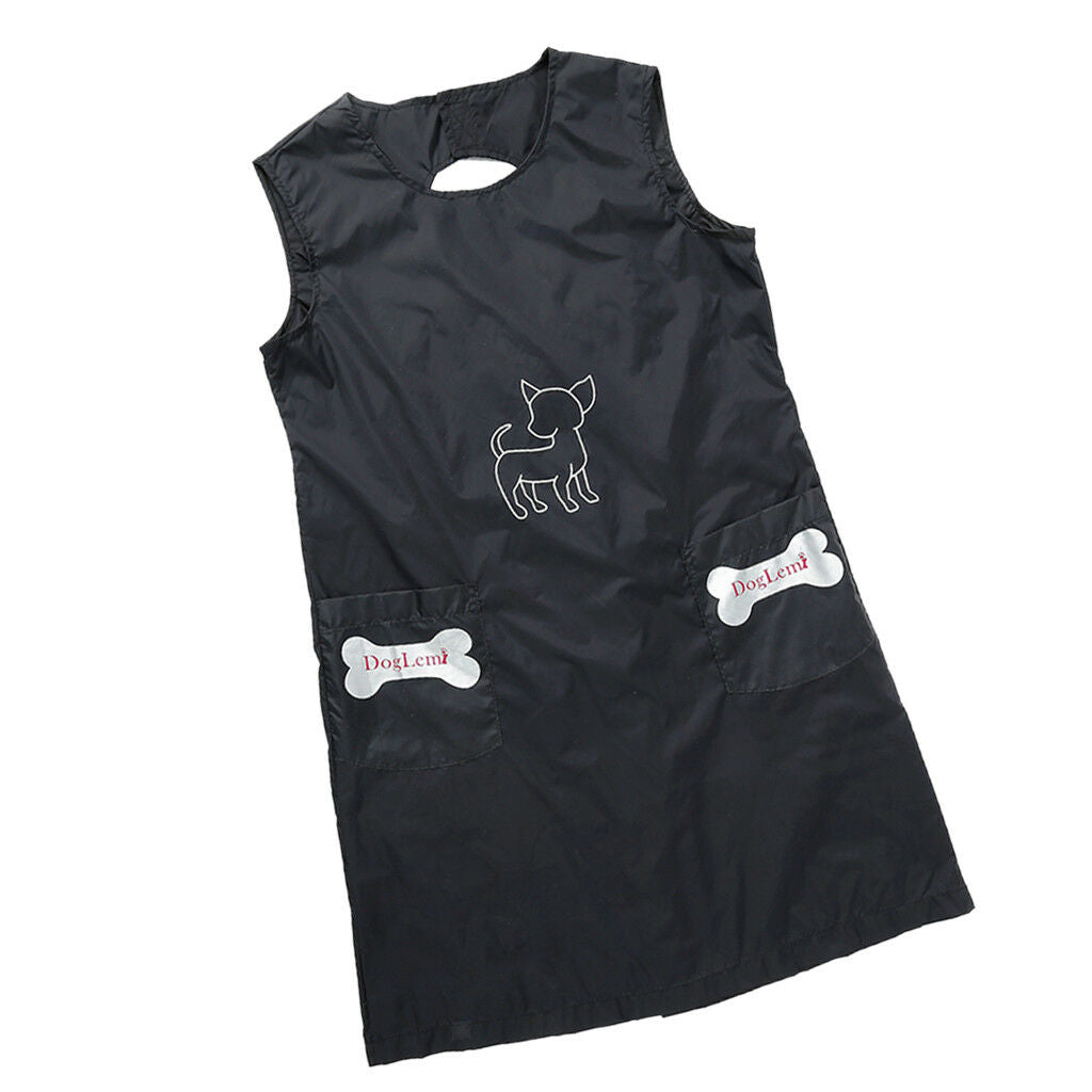 Waterproof Pet Groom Apron Dog Cat Hair Shaving Groomer Vest Apron Vest XL