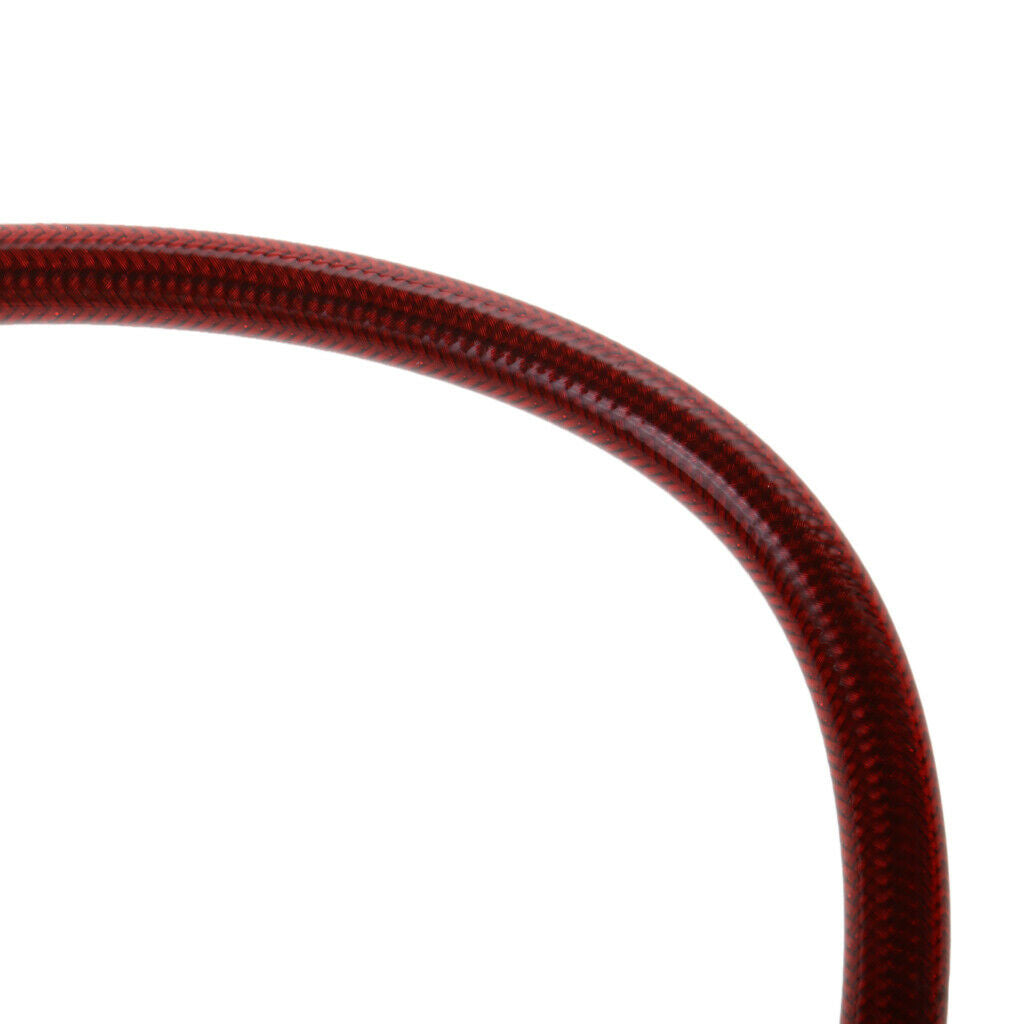 90cm Motorcycle Braided Steel Brake Clutch Oil Hose Line Pipe Red