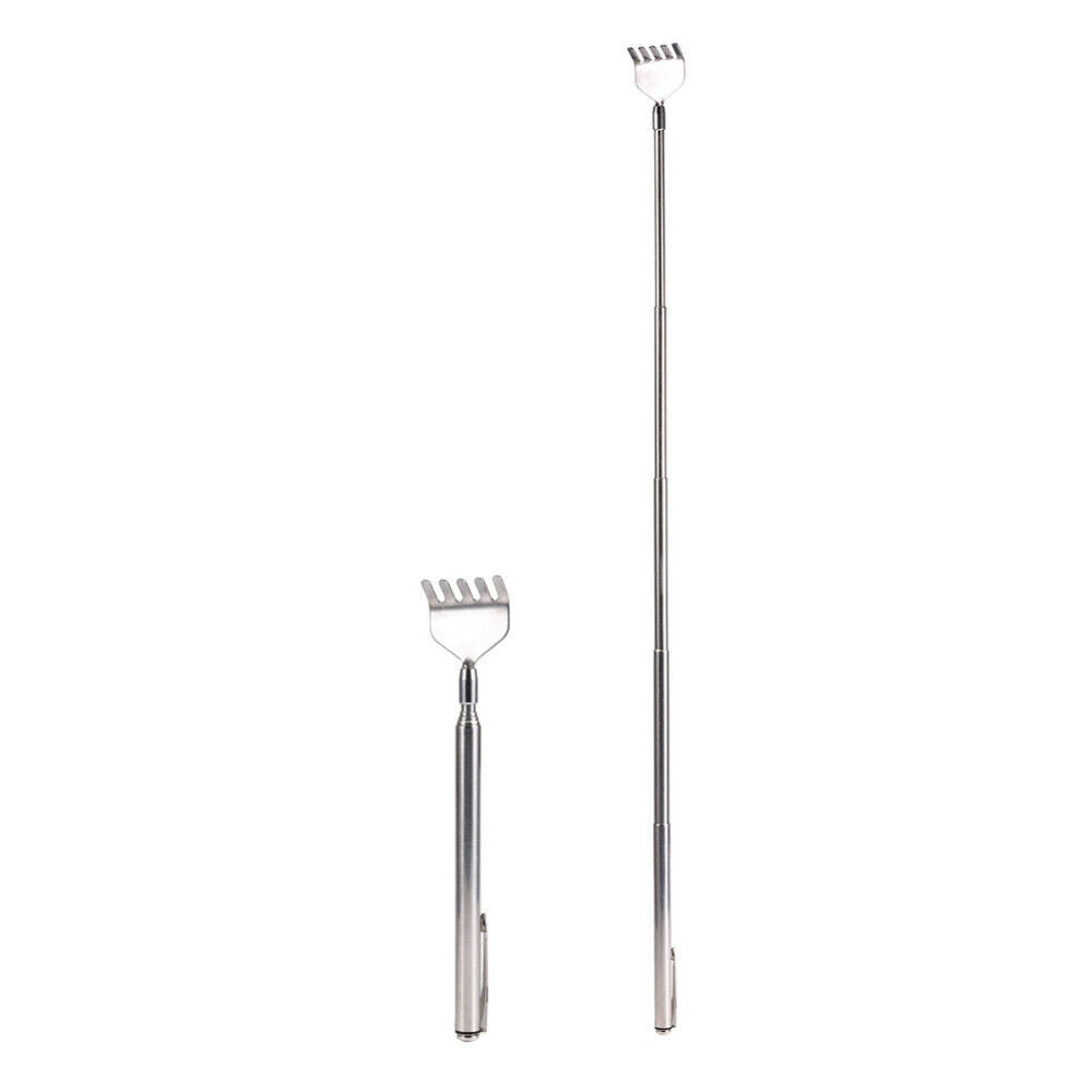 Stainless Back Scratcher Claw Telescopic Extending Extendable Massager Portable