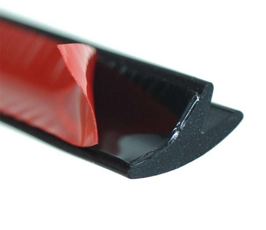 4M Black Sealed Strips Trim Moulding For Car SUV Window Glass Seal Weatherstrip