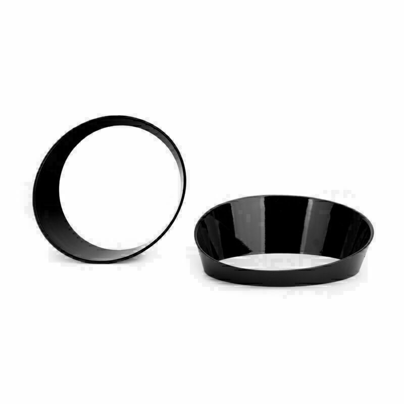Black Headlight Bezels Headlight Cover Trim For 18-19Wrangler JL UnlimitedCN