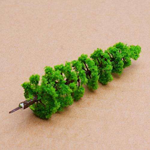 10 Packs Plastic Trees Railroad Street Landscape Scenery 1:100 - 1:150 Decor