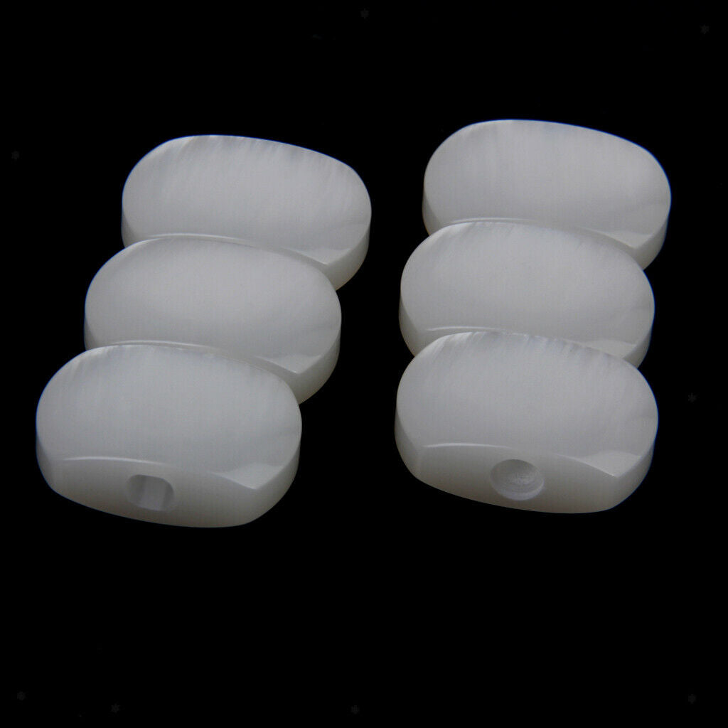 6Pcs Guitar Tuner Heads Machine Heads Acrylic Buttons
