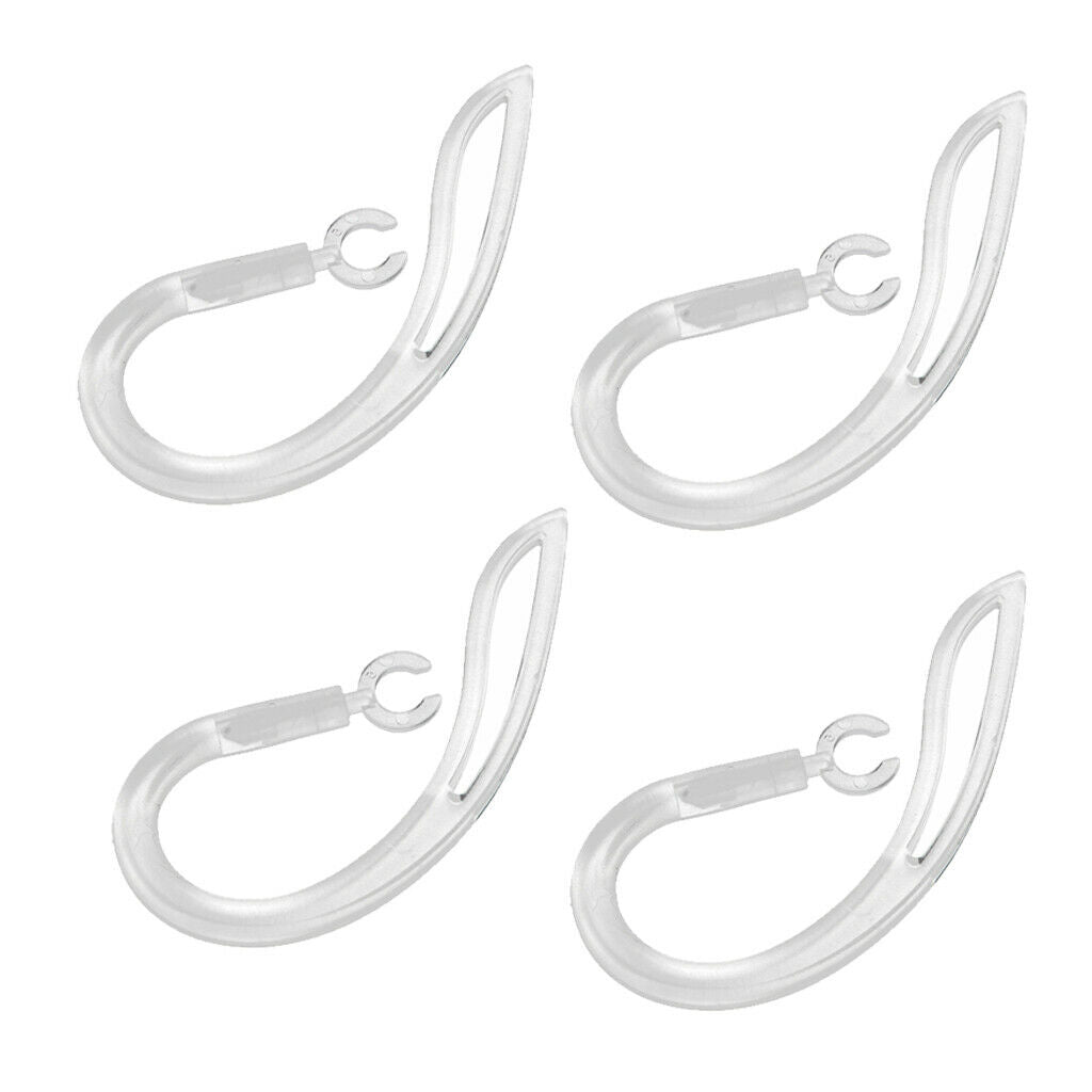 4 Pcs Clear Replacement 5.0mm Headset Earhooks for Plantronics Marque M155