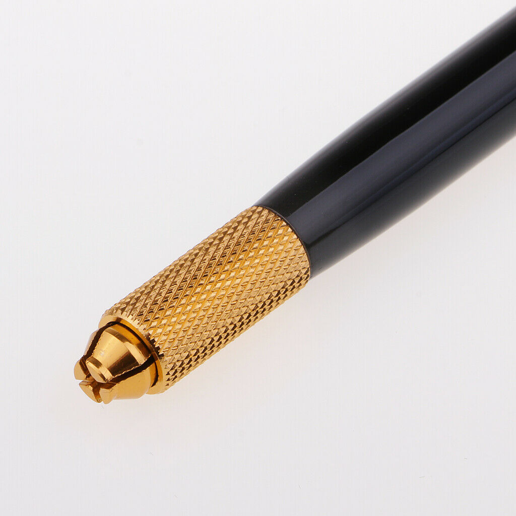 Brow Lip Eyeliner Manual Tattoo Pen Microblading Permanent Makeup Machine Black