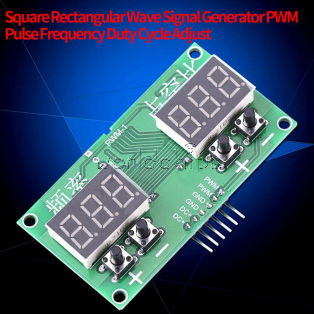 TM1637 PWM Pulse Frequency 6Hz-100KHz Square Wave Signal Generator Duty Cycle