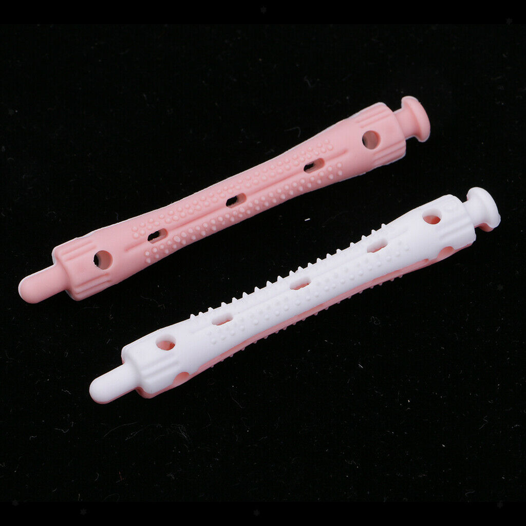 2X of 12 Perming Rods Rollers Perm Curlers For Curling Waves All Size 7 x 1cm