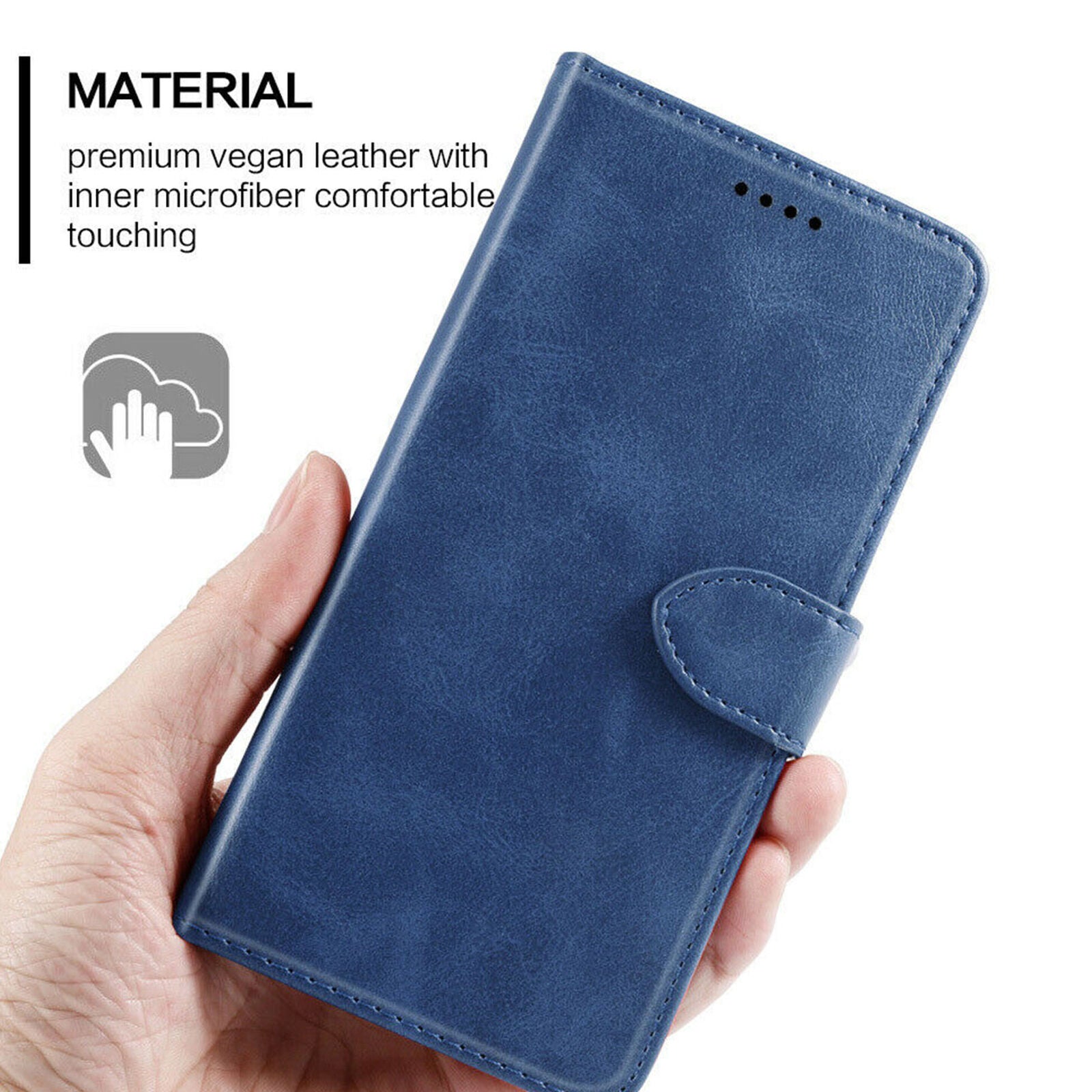 For Alcatel 1S Book Case Mobile Phone Flip Wallet Cover Protective Case Bumper