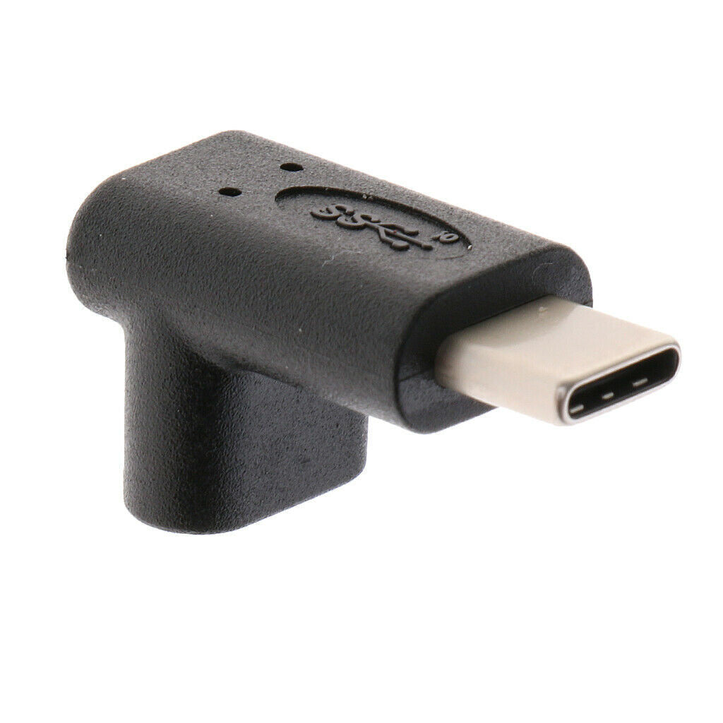 90Degree USB C Type C Male to Female Adapter Extension Adapter for Laptop