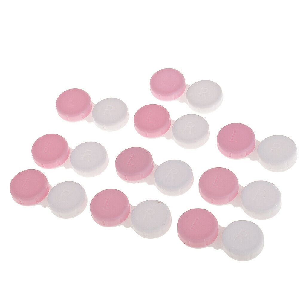 Pack of 20 Mini Contact Lens Cleaner Washer Cleaning Lenses Container Case for