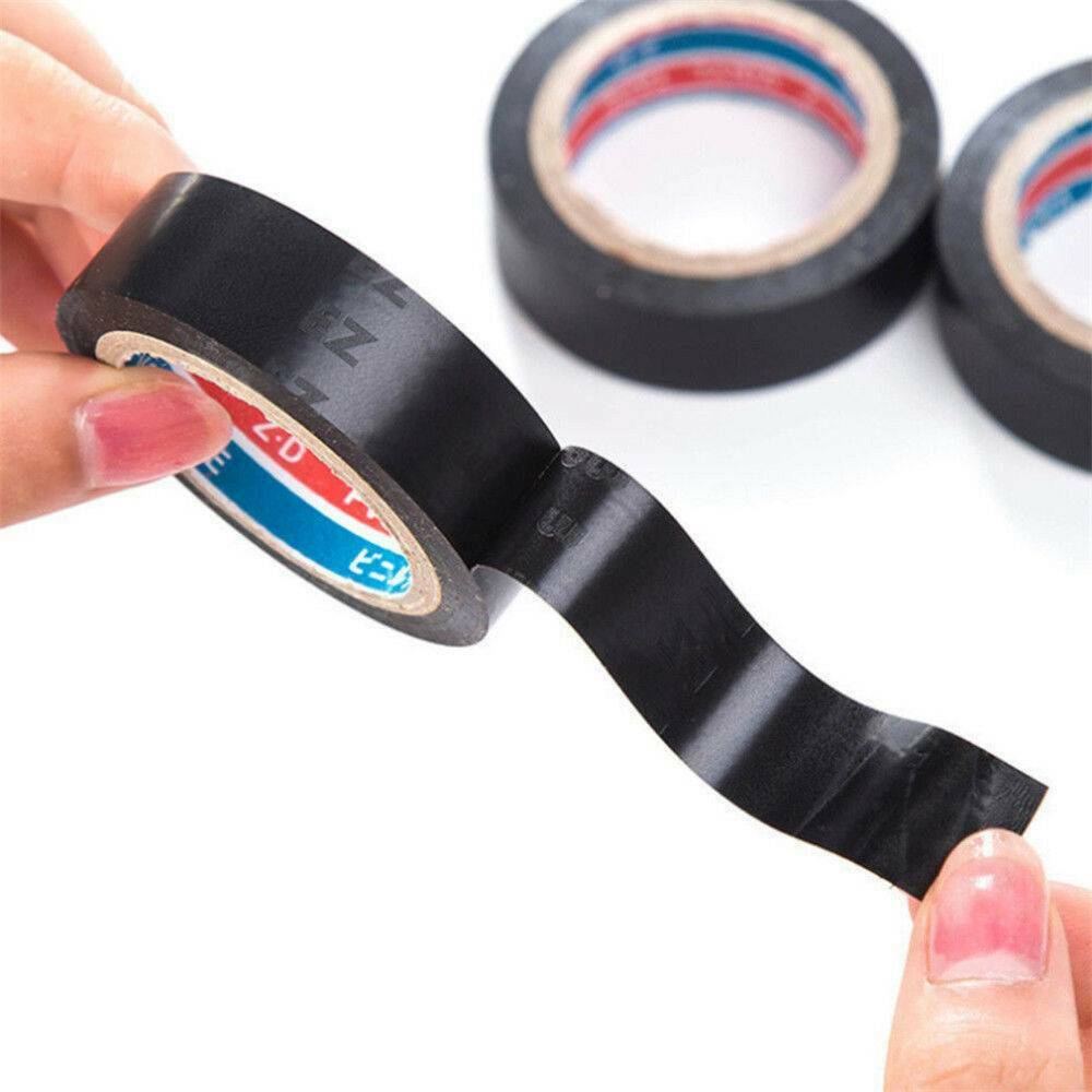 1 Roll 20M PVC Electrical Wire Insulating Adhesive DIY Tape Black DAT 16mm Wide.