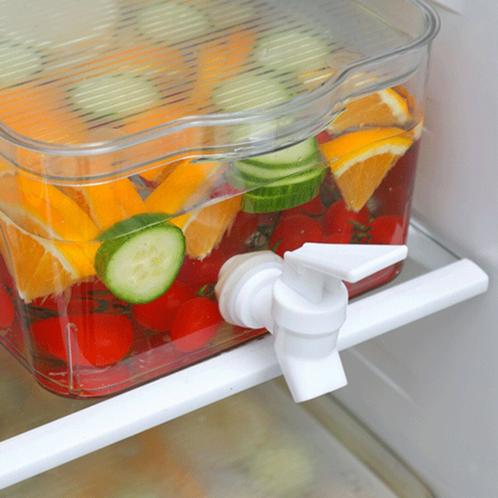 Water jug container plastic bottle beverage dispenser transparent