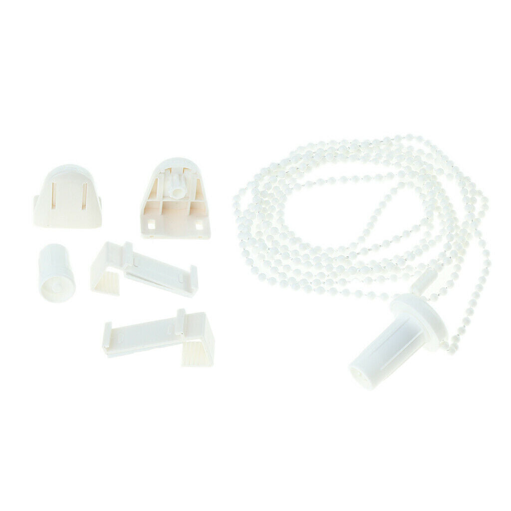 4x 17mm Roller Shade Clutch Bracket Chain 850mm Bead Chain Fitting Kit