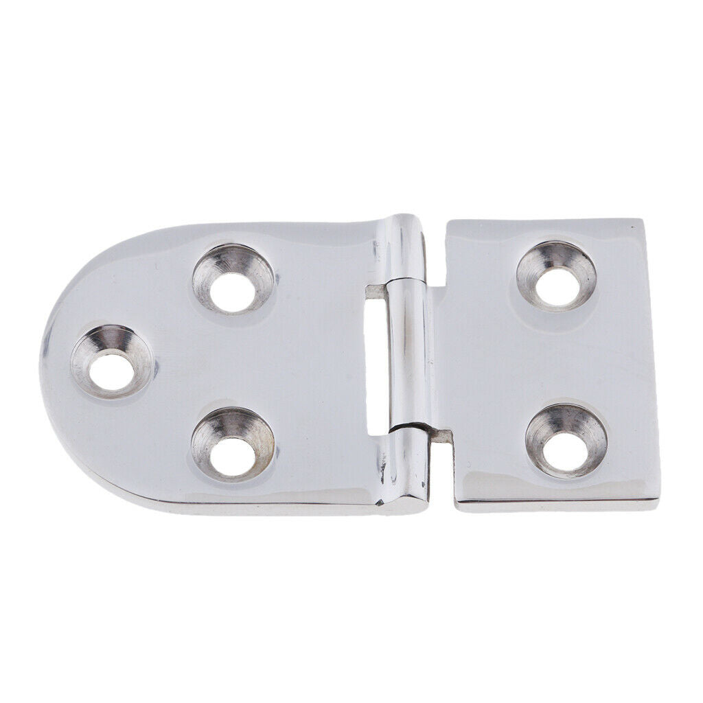 Marine Stainless Steel Boat Door Hinges Hardware 76 x 40mm