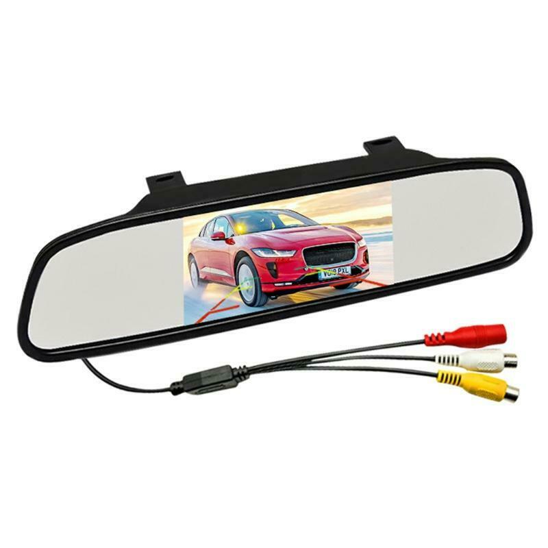 High Definition Rear View Mirror Display 2 Way Video Input Reversing Car Screen