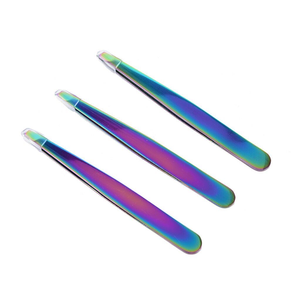 Colorful Hair Removal Eyebrow Tweezer Eye Brow Clips Beauty Makeup Tool.l8