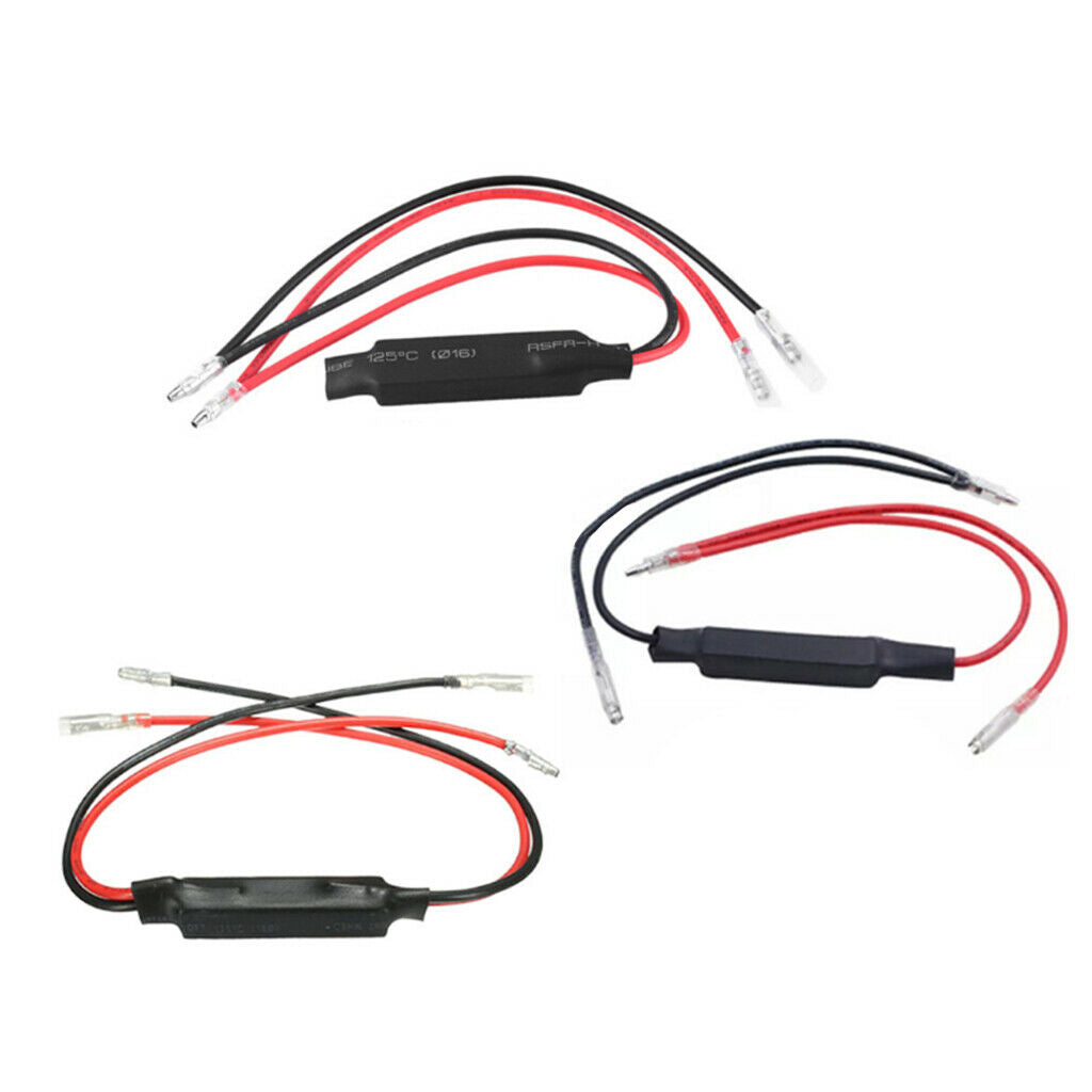 Motorcycle LED Turn Signal Indicator Flasher Relay Fix Fast Blinker 10W