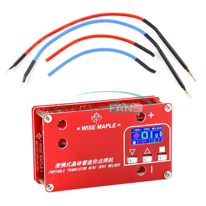 WM-2 DC 12V Portable Transistor Mini Spot 18650 Battery Welder With LCD Display