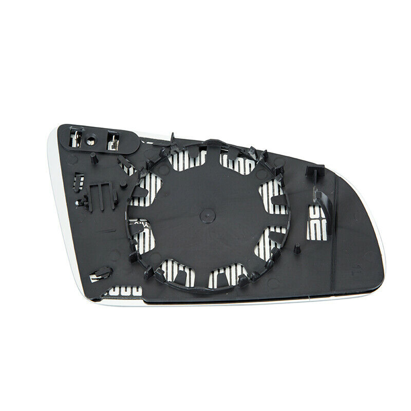 Driver Side Mirror Glass With Backing Plate Heated Fit forÂ Audi A3 8P A4 A6 C6