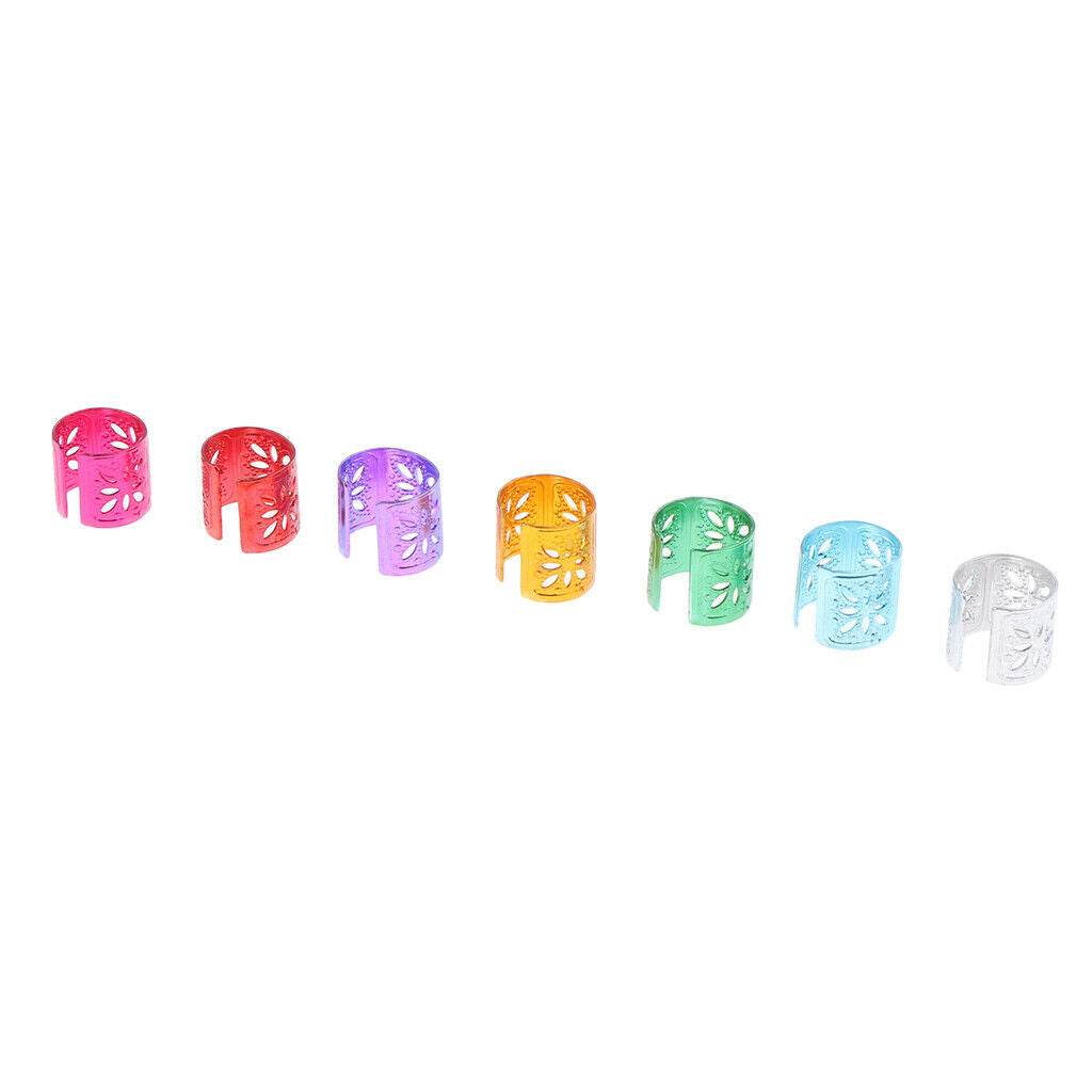 Dreadlocks Beads DIY Hair Braid Accessories Aluminum Braiding Rings for Hair