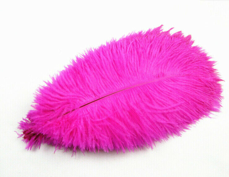 Rose 6-8 inches/15-20cm ostrich Feathers wedding home decoration 100 pcs