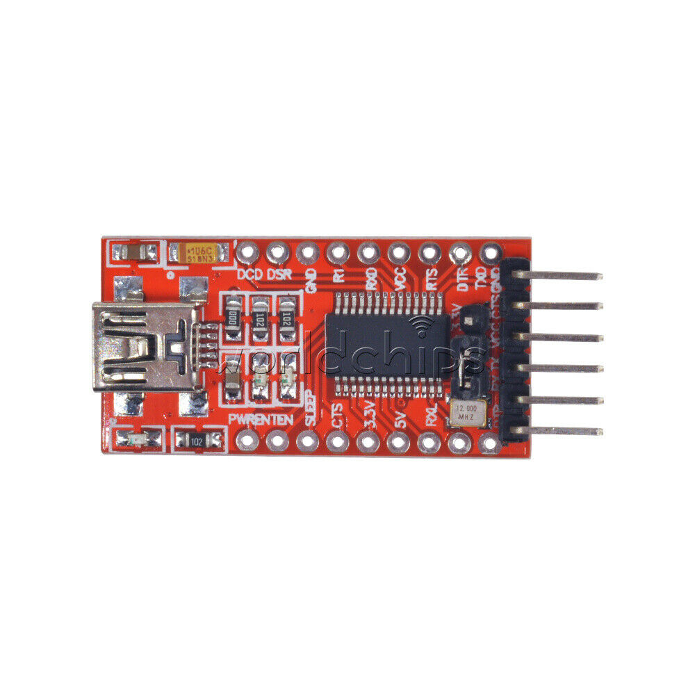 2Pcs FT232RL FTDI Module Mini Port USB to TTL 3.3V 5.5V Arduino Serials Adapter