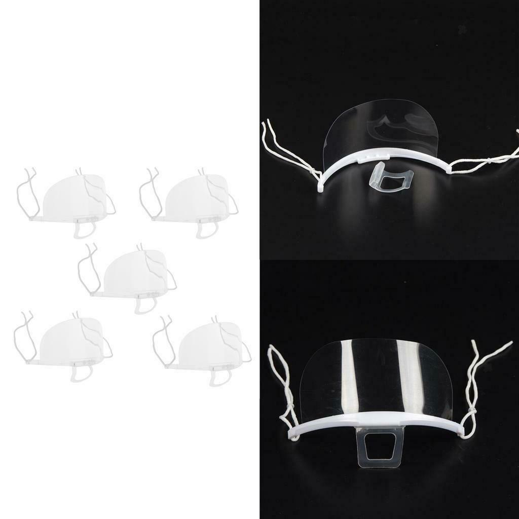 50pcs  Face Shield Reusable Kitchen Chef Hotel Visors Protect Adjustable