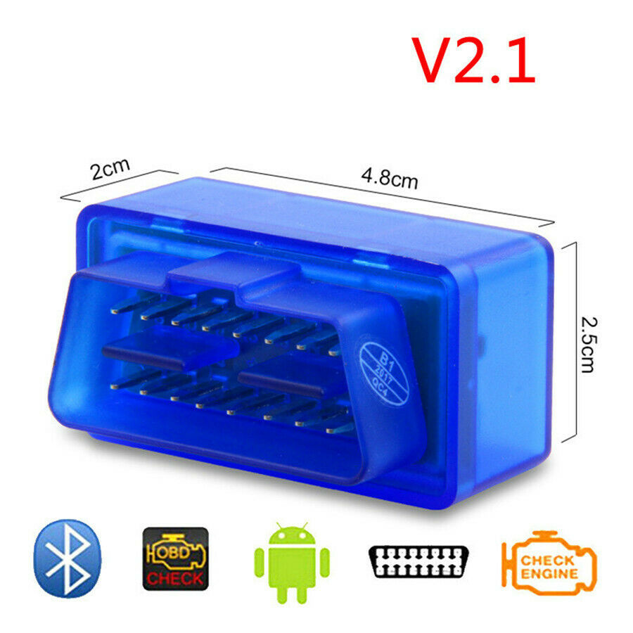 1 Pc Mini OBD2 ST Bluetooth 2.0 Scanner Clear Trouble Codes Display Sensor Data