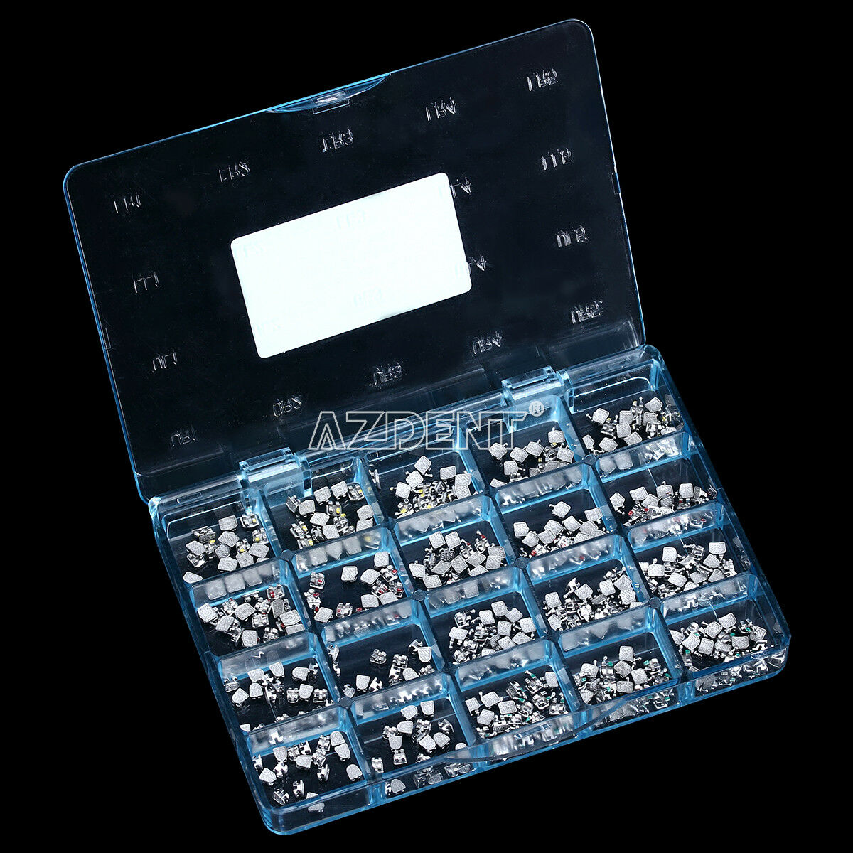 Dental Orthodontic Monoblock Bracket Braces Mini Roth 022 Hooks 3-4-5 AZDENT