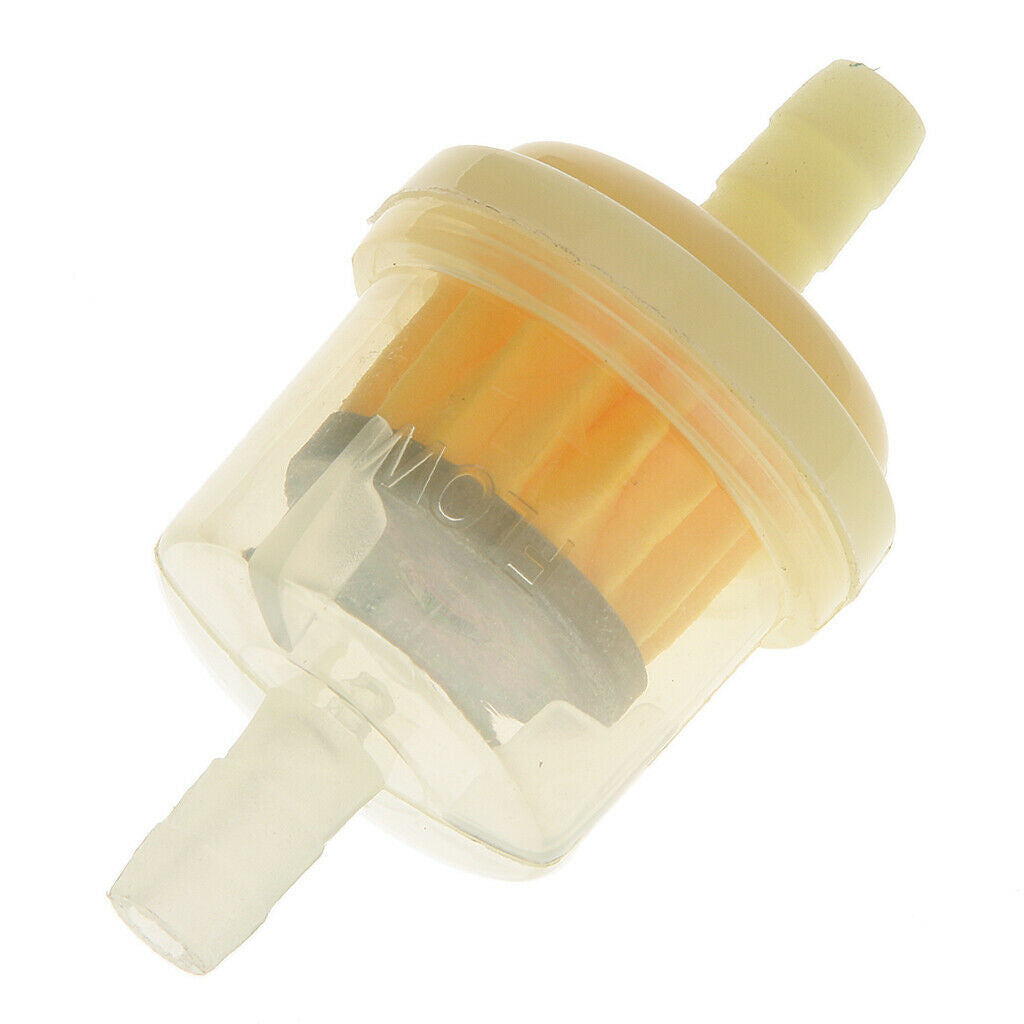 6mm 1/4" Pipe Universal Inline Gas Petrol Fuel Filter Motorcycle Dirtbike 10