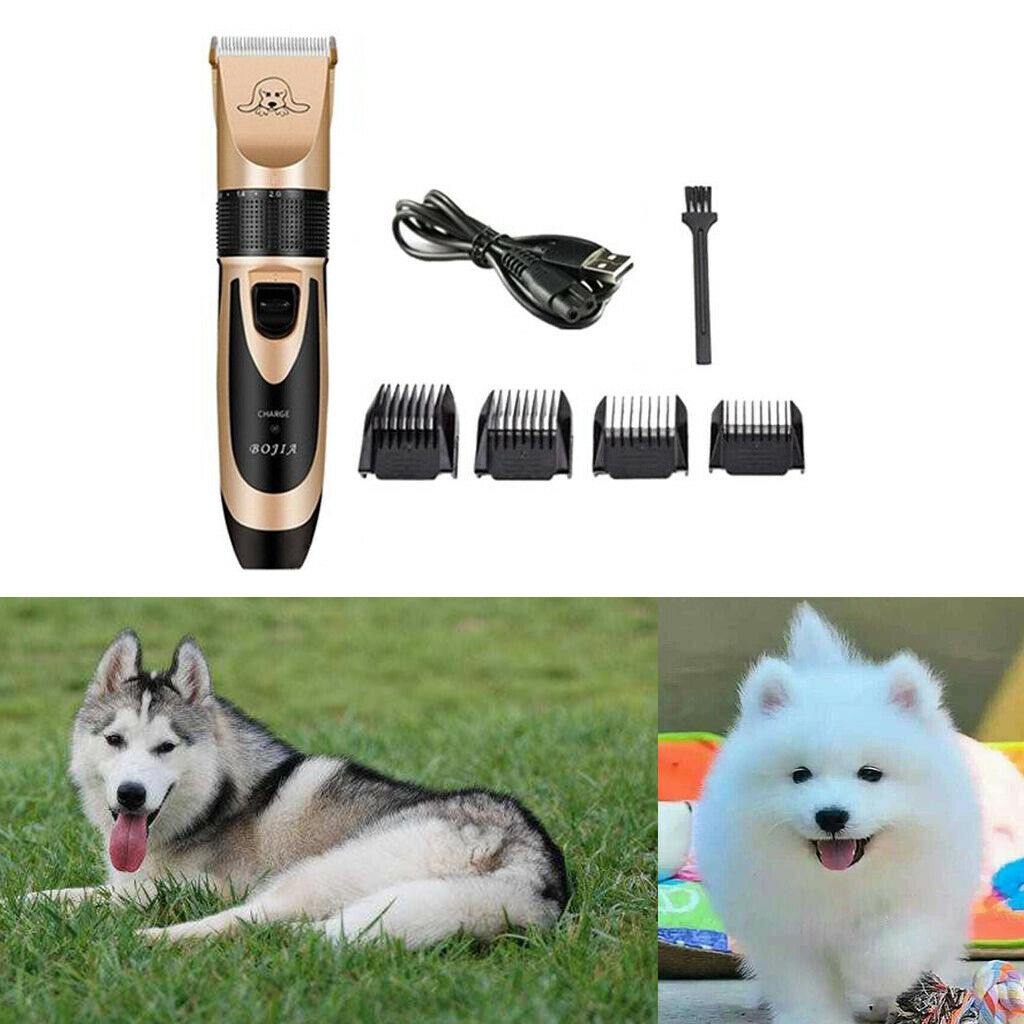 Dog Pets Hair Trimmer USB Rechargeable Pet Clippers, Professional Grooming