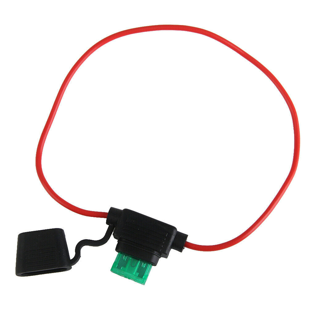 In-Line Standard  Fuse Holder For 12V 30A Fuses Car Bike