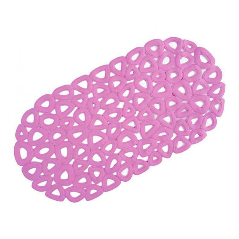 26'' Bath Antislip Shower Mat PVC Toilet Bath Mat Shower Bath Mat Pink
