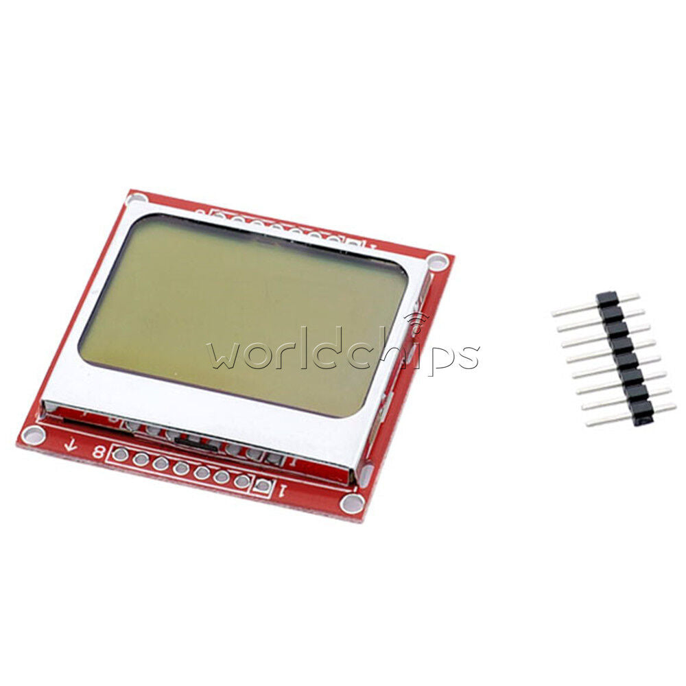 84*48 84x48 LCD Module Blue backlight adapter PCB for Nokia 5110 NEW
