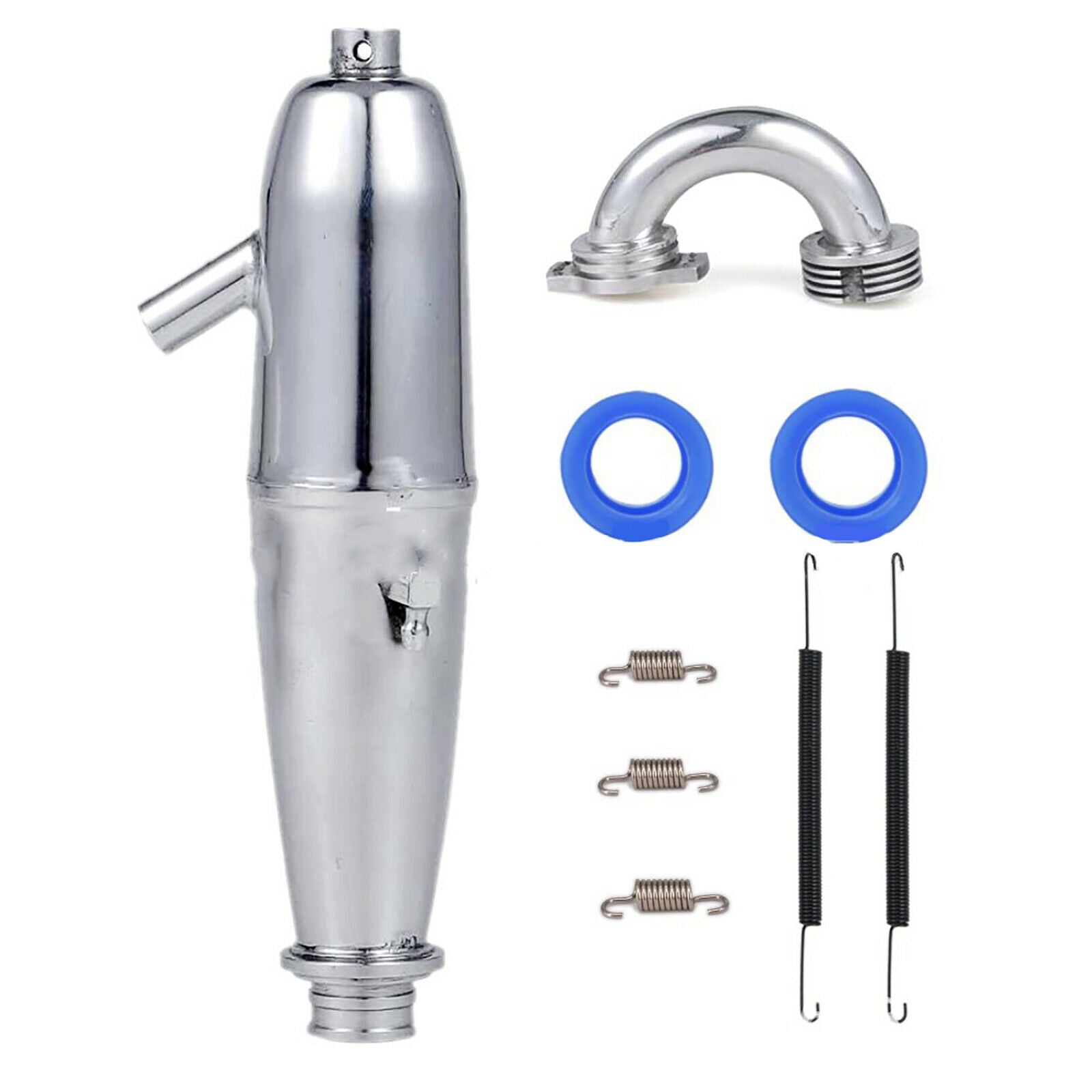 RC Car Exhaust Pipe for HSP HPI Redcat 1/8 Nitro RC Car BQ004 SH GO 21/28 Engine