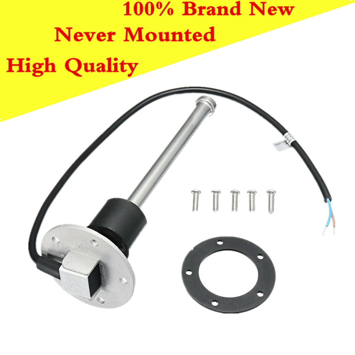 200mm Boat Fuel Sending Unit Flow Water Level Sensor 0-190ohms IP67 Reed Switch
