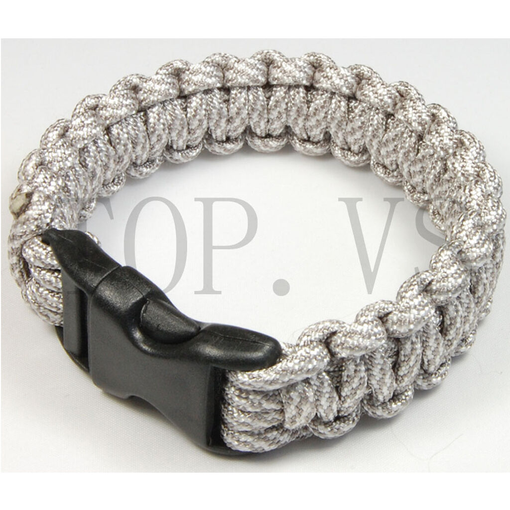 550 Paracord Parachute Cord Military Survival Bracelet Handmade Tool Camping #4