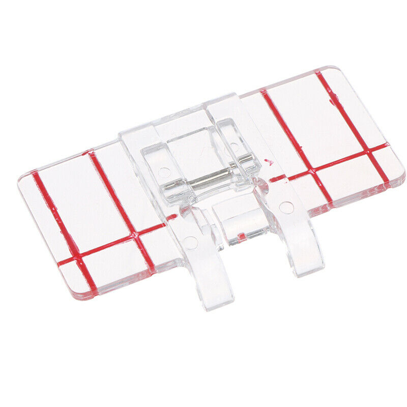 1Pcs Clear plastic Parallel Stitch Foot Presser Home Domestic Sewing Mach.l8