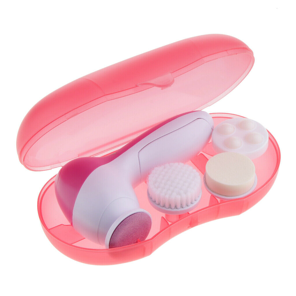 4 In 1 Electric Facial Cleansing Brush Kit, Spin Brush Skin Care Massager