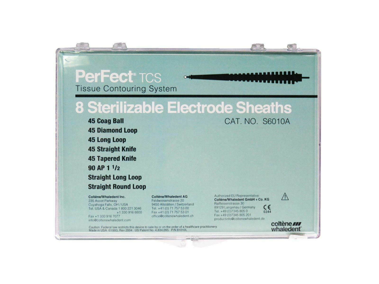 Coltene Electrode Sheaths PerFect TCS II Electrosurgery Tissue Contouring System