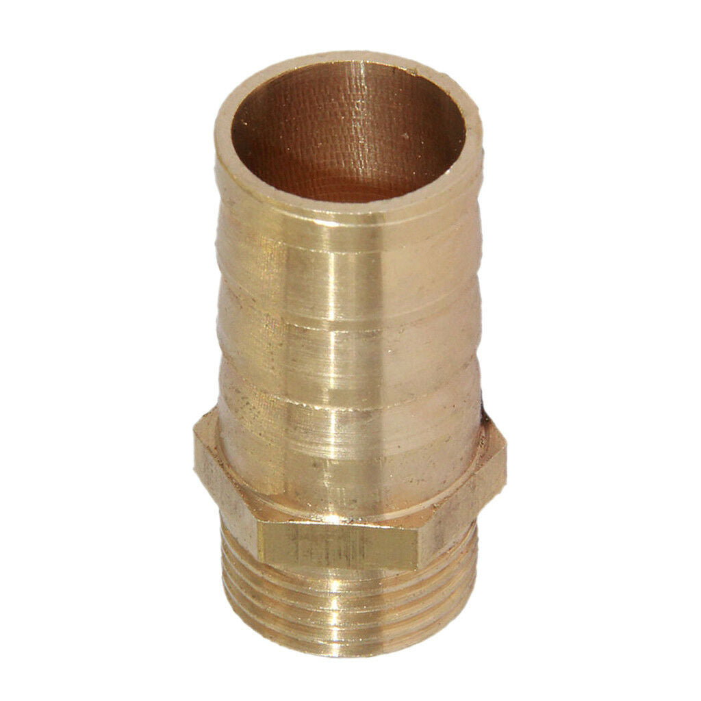 16mm 3/8" Brass Barbed Hose Tube Fuel Pipe Pagoda Fitting Coupler Connector